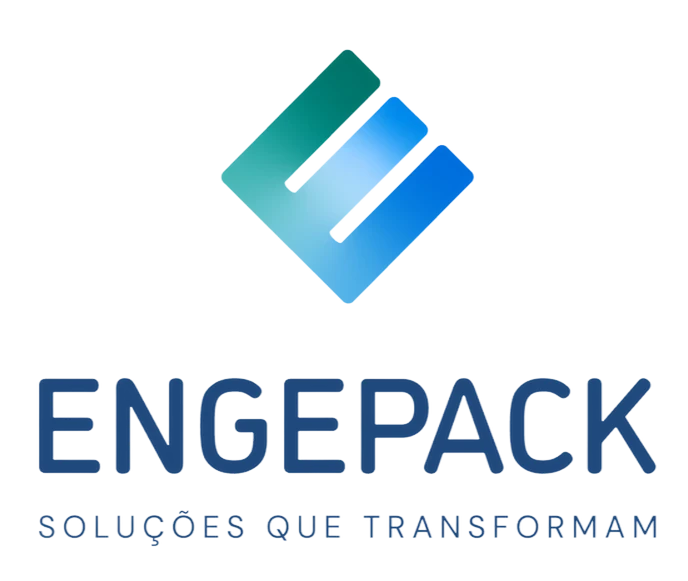 Logo Engepack sobre o banner principal